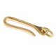 thumbnail image 5 of 1 Unids Vintage Solid Brass Llavero Llavero Cinturón U Monedero Cadena Medio (70x3x18) Zulema Llavero U Hook, 5 of 6