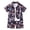 Black, variant on Toddler Boys Summer Outfits Casual Beach Short Sleeve Shirt Shorts Two Piece Set Size 3-4T ,Black