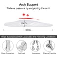 thumbnail image 3 of Plantillas para zapatos Dr. Foot's Arch Support para pies planos, 3 pares, 3 of 5