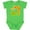 Apple Green, variant on Inktastic Happy Dinosaur First Birthday-green Boys or Girls Baby Bodysuit