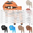 thumbnail image 3 of TOWED22 Kids Pajamas for Boys Girls Cute Graphic Sleepwear Toddler Clothes Halloween Outfit 2pcs Long-Sleeve Sleepwear, 3 of 9