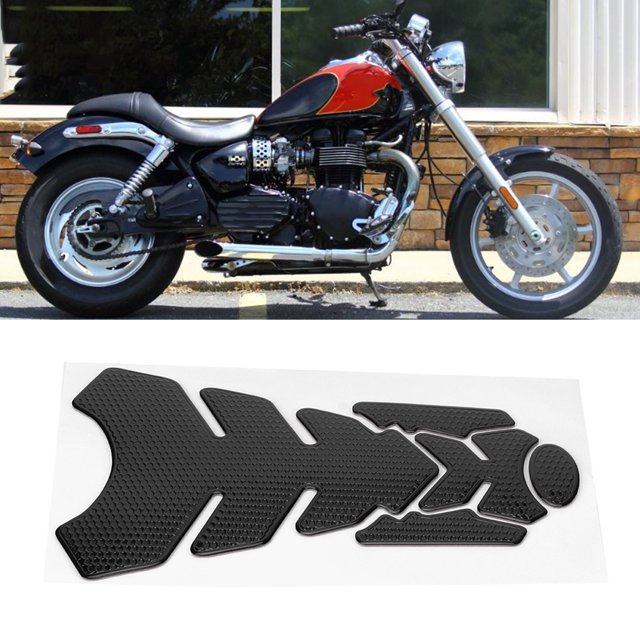 Oil Sticker Pad Protector Motorcycle Sticker Traction Pad Gas Sticker 3D Motorcycle Gas Oil Fuel Sticker Pad Protector Decoration Fit For