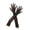 Black, variant on Seamless Stretchable Gloves with Color Changing Nails Long Fingernails Cosplay Gloves For Cold Weather And Themed Event