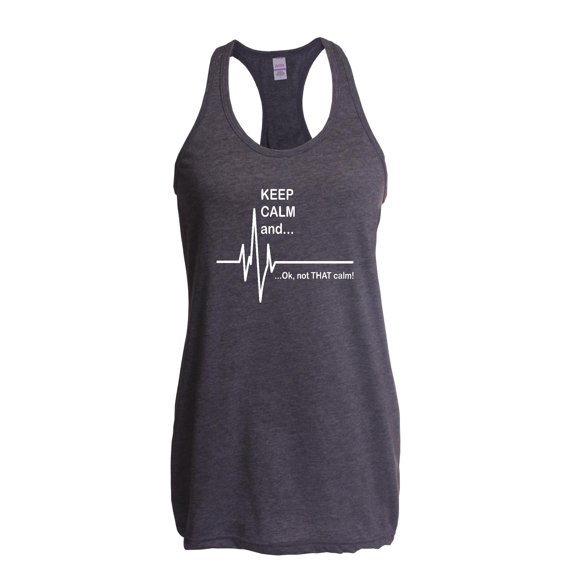 Normal is Boring - Women's Racerback Tank Top, up to Women Size 2XL - Elephant Heartbeat
