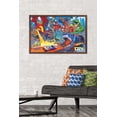 thumbnail image 3 of Mattel Hot Wheels - Awesome Around Every Corner Wall Poster, 22.375" x 34" Framed, 3 of 5