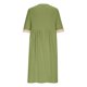 thumbnail image 4 of Vestido largo boho para mujer: vestido informal de manga corta con cuello en V, botones y bolsillos, cintura alta, 4 of 5
