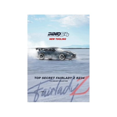 INNO Models イノモデル 1/64 トップシークレット 日産 フェアレディ Z ステルスグレー Top Secret Fairlady Z (RX34)