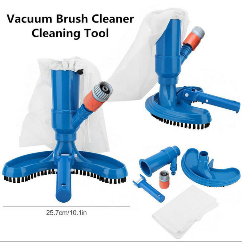 Swimming Pool & Spa Pond Fountain Vacuum Brush Cleaner Cleaning Tool Fast. 
