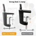 thumbnail image 5 of Camera Bracket With Enhanced Desk Jaw Clamp Flexible Gooseneck Stand For Webcam Brio 4k C925e C922x C922 C930e C930 C920 C615, 5 of 5