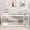 White, variant on HICOMILA Twin Over Twin Bunk Bed with Ladder - Solid Wood Frame