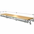 thumbnail image 2 of Arrange a Space Closet Hang Rod with Shelf 56in. Maple, 2 of 4