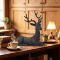 thumbnail image 6 of Christmas Reindeer Figurine Decor, Festive Home Figurine Christmas Holiday Elk Sculpture Ornamenttabletop Decor,Living Room Office Desk Decorative Statue, 6 of 6