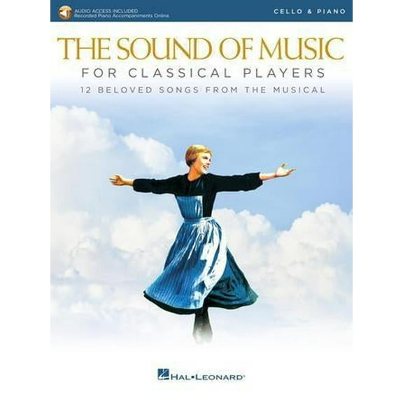 Hal Leonard The Sound of Music for Classical Players - Cello and Piano Book/Audio Online