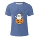 thumbnail image 5 of Blusas y camisas de manga corta y cuello redondo para hombre. Blusas/camisetas de manga corta con cuello redondo y estampado de Halloween para hombre. Blusa para hombre., 5 of 5