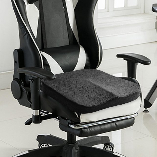 Cojín de Asiento de Espuma Viscoelástica Cojín Negra shamjiam Cojín de asiento de espuma viscoelástica