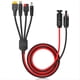 thumbnail image 1 of Divisor de Cable de Extensión de Conector de Panel Solar 4 en 1 para Conector Anderson Adaptador de CC Enchufe de Alimentación Conector Hembra, 1 of 5
