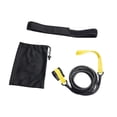 thumbnail image 4 of Cinturón de resistencia de natación Tether Tether Resistance Band Banness Equipo de equipo Profesional Corturón de entrenamiento de natación fuerte Pequeño tirón 6m amarillo, 4 of 8