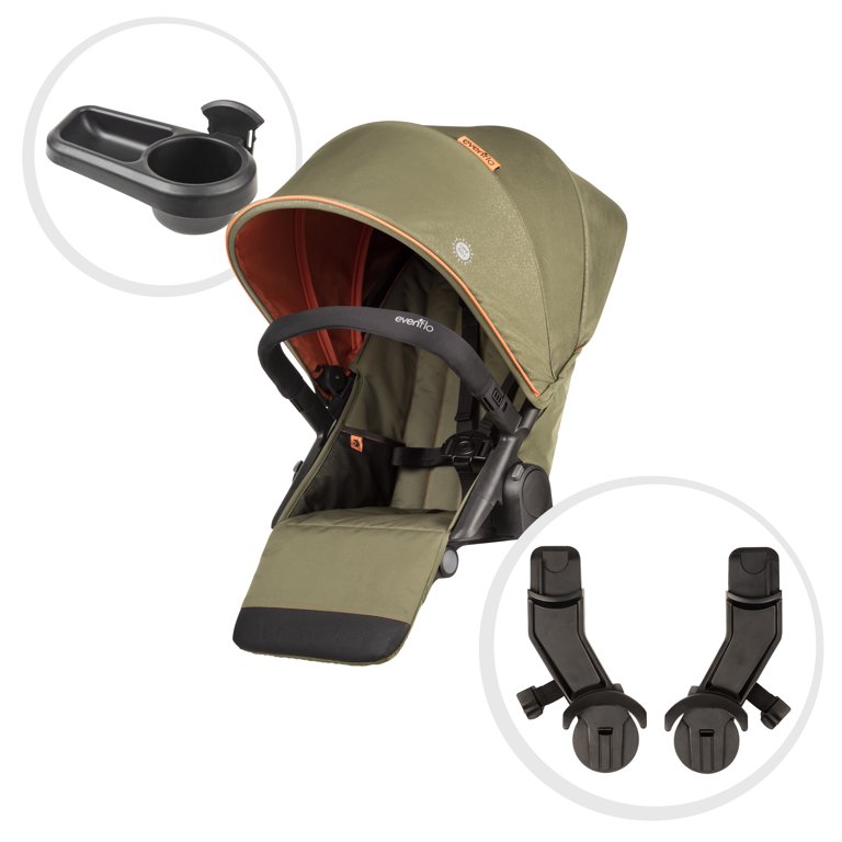 Pivot Xplore Stroller Wagon Second Seat (Ranger Green) - Walmart.com