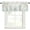 Green, variant on Summer Botanical Rod Pocket Curtain Valance, Green Tropical Palm Leaves Watercolor Farmhouse Window Valance for Living Room, Bedroom, Kitchen 42"W x 18"L