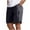 Black, variant on Mens Linen Cargo Shorts Fashion Solid Color Plus Size Loose Comfy Sport Short Pants Relaxed Fit Summer Beach Shorts