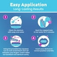 thumbnail image 3 of Denttach Seven Denture Adhesive, Thermoplastic Cushion fit Up to 7 Day Hold  Zinc-Free 2 Pack, 3 of 10