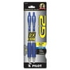31272 Pilot G2 Retractable Gel Ink Pen - Ultra Fine Pen Point Type - 0.4 mm Pen Point Size - Blue Ink - 2 / Pack
