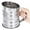 As Show, variant on Kraoden 3 Cup Flour Sifter for Baking Fine Mesh Rotary Hand Crank with Loop Agitator for Quick Sifting, Flour Sifter Stainlees Steel