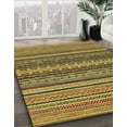 thumbnail image 2 of Ahgly Company Indoor Rectangle Abstract Orange Gold Oriental Area Rugs, 8' x 10', 2 of 6