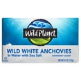 thumbnail image 2 of (6 pack) Wild Planet Wild Caught White Anchovies in Water with Sea Salt, 4.4 oz Can, 2 of 9