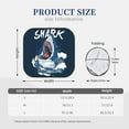 thumbnail image 3 of Naloa Shark Print 2-Piece Windshield Sunshade,Foldable Car Front Window Sun Shades,for Most Sedans SUV Truck-Medium, 3 of 6