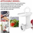 thumbnail image 6 of Meat Grinder Blade Food Grinding Blade Stainless Steel Knife Cutter Replacement for Size 5 Meat Grinder Stand Mixers Accessories, 6 of 6