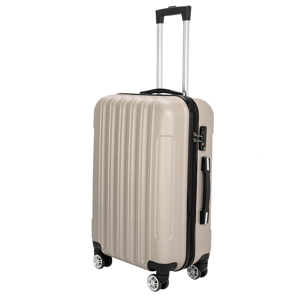 Gosun Hard Shell Spinner Carry On Luggage for Airplanes, Expandable Rolling Suitcase with 360