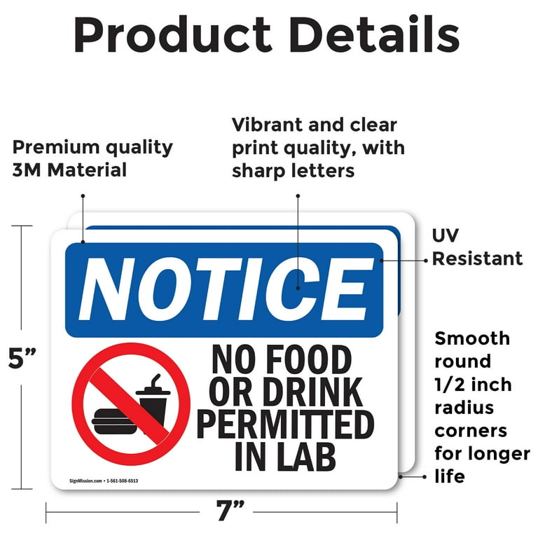 V Safety Utensils For Cooked Meats Only - Cartello di sicurezza orizzontale 300 x 100 mm - Si illumina al buio 1 mm in plastica rigida