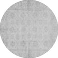 thumbnail image 1 of Ahgly Company Indoor Round Oriental Gray Modern Area Rugs, 4' Round, 1 of 4