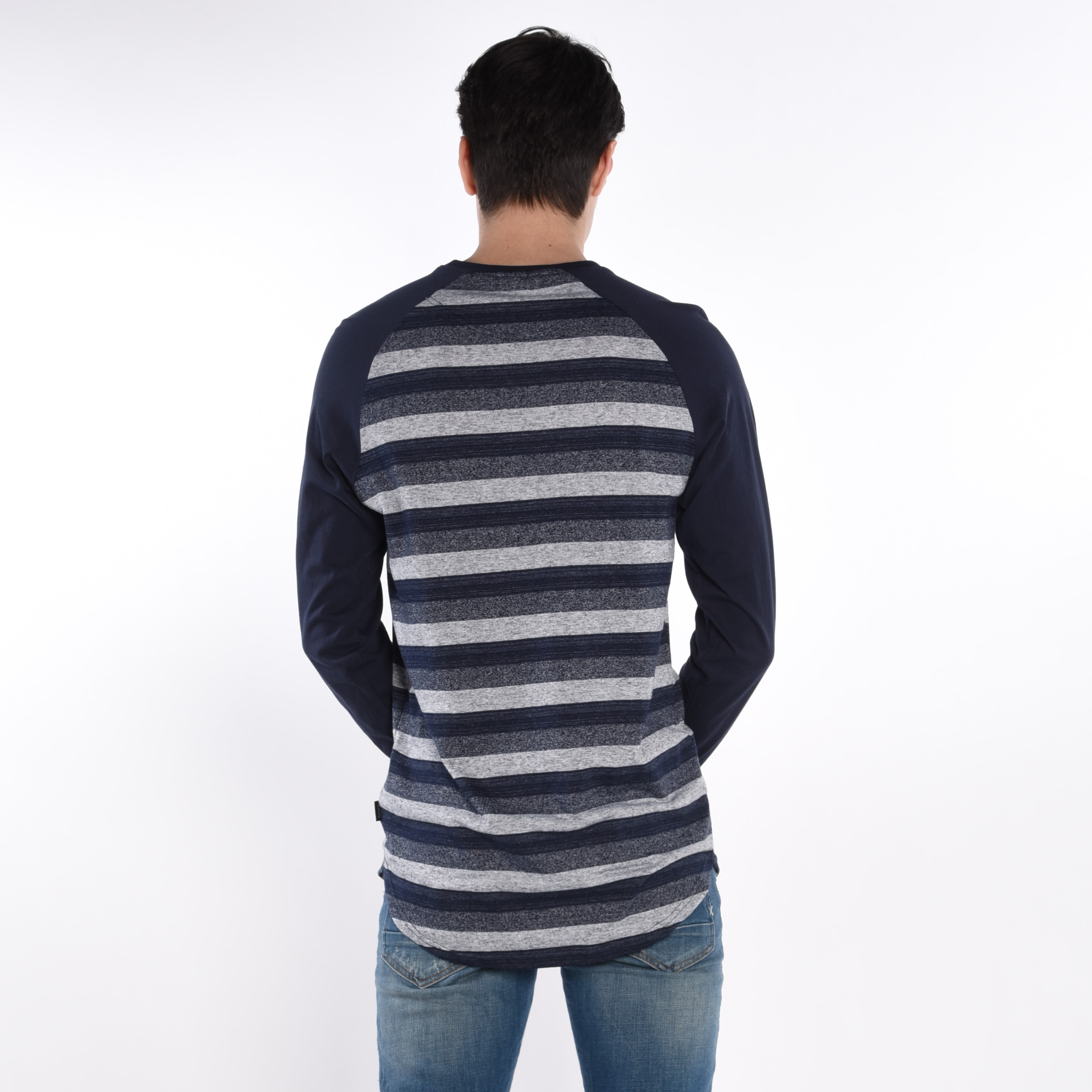 Bench Long Sleeve Shirt With Stripes 