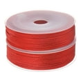 thumbnail image 1 of Unique Bargains 2 Pack Fil de Nylon Torsadé Cordon de Perles 1.5mm 20M/65 Pieds Extra Fort Fil de Nylon Tressé, Rouge, 1 of 6