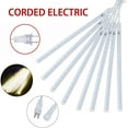 thumbnail image 3 of Zukuco 8tube 288LED Meteor Shower Rain Lights Icicle Cascading Falling Rain Outdoor Light for Christmas Tree Decoration(Warm White, 19.7 Inches), 3 of 5
