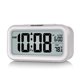 thumbnail image 1 of Peakeep Reloj despertador digital con luz nocturna, funciona con pilas y temperatura interior, reloj pequeño de escritorio (blanco), 1 of 5