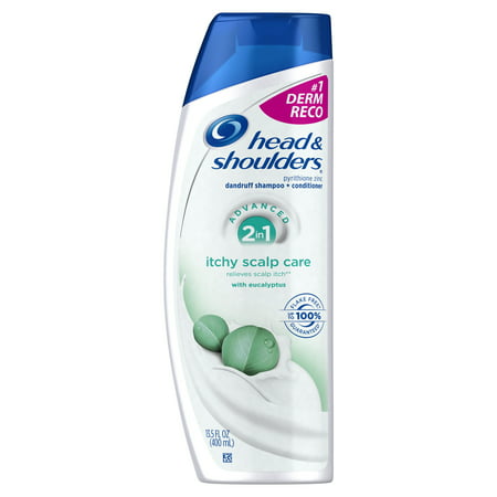 Head and Shoulders Itchy Scalp Care Anti-Dandruff 2 in 1 Shampoo and Conditioner, 13.5 fl
