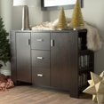thumbnail image 3 of Furniture of America  Clayton Cappuccino-finish Dining Buffet, 3 of 5
