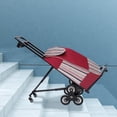 thumbnail image 3 of Stair Climbing Dolly 460 Lb Heavy-Duty Stair Climber Hand Truck Cart Portable Foldable All Terrain Stair Dolly with Telescoping Handle Hand Truck Climbing Rope and 6+2 Wheels, 3 of 9