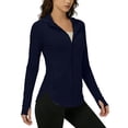 thumbnail image 1 of Neewe Veste Athlétique Légère pour Femmes Protection Solaire Fermeture Éclair Intégrale Chandails à Manches Longues Randonnée Plein Air Poches, 1 of 8