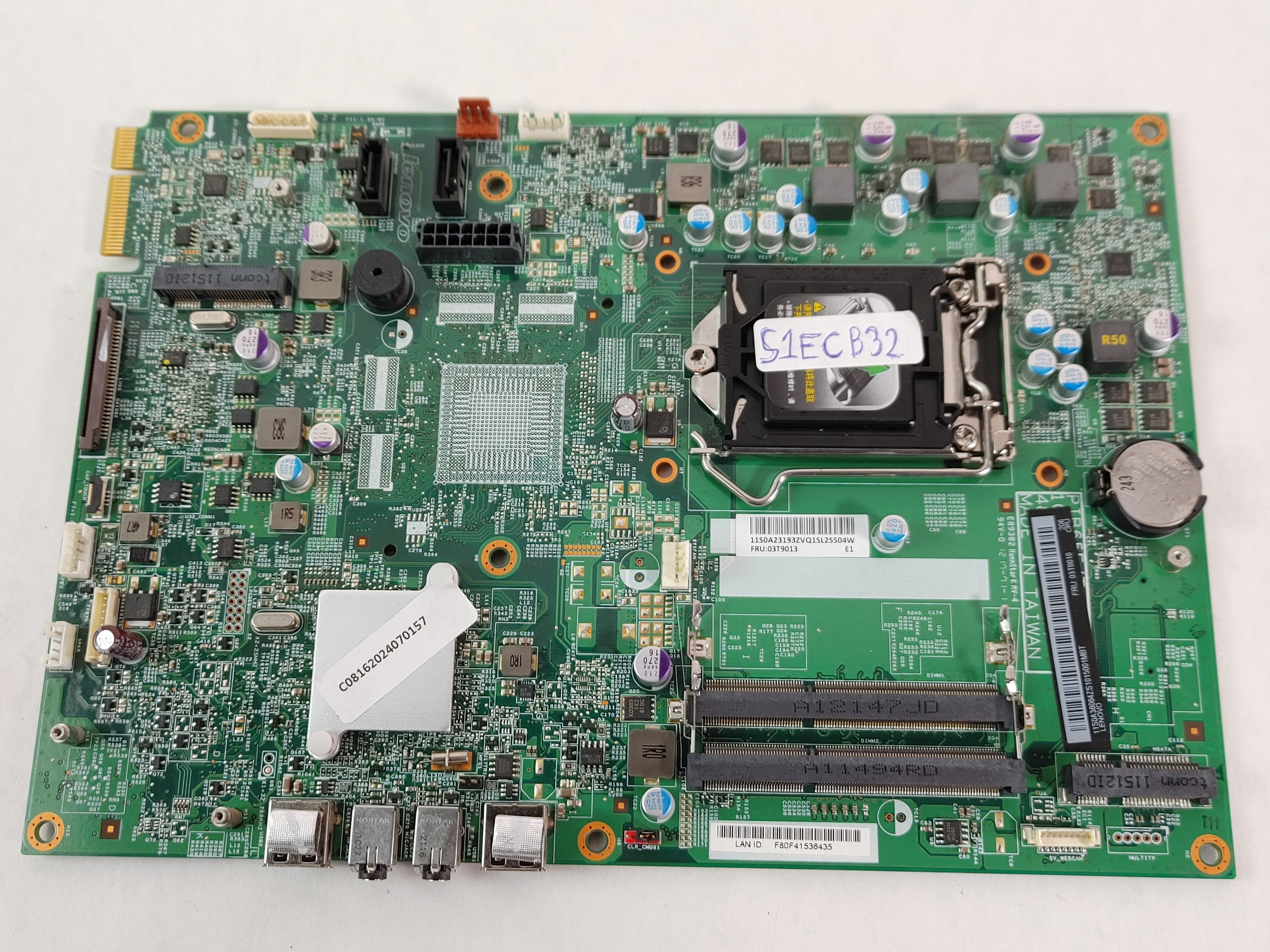 Pre-Owned Lenovo 03T9013 ThinkCentre Edge 91z LGA 1155 DDR3 Desktop Motherboard (Good)