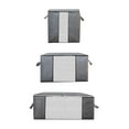 thumbnail image 4 of 3 Piezas Bolsas de Almacenamiento de Edredones Cajas de Almacenamiento Contenedores de Almacenamiento Contenedores de Almacenamiento de Ropa para, 4 of 9