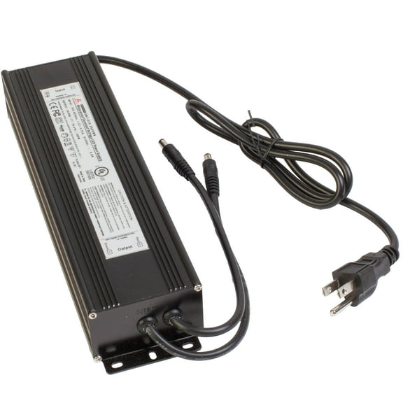 LEDUPDATES 24v 10.41A 250w Power Supply LED Driver UL Listed IP67 Waterproof for LED Light