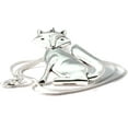 thumbnail image 5 of Fox Necklace | Fox Jewelry For Women Silver Plated Snake Chain Necklace with Fox Necklace for Women Great Fox Gifts for a Party themed with Fox Stuff and Fox Items for Women, 5 of 7
