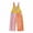 AB93 Orange, variant on Bainana Kids Girls And Boys Romper Color Block Sleeveless Adjustable Straps Suspender Pants Lightweight Toddler Everyday Wear Jumpsuit 3-4 Years Green