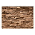 thumbnail image 3 of Tiptophomedecor Background & Patterns Wallpaper Wall Mural - Brown Slate Stones, 3 of 8
