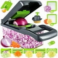 thumbnail image 2 of STARLIGHT- 14-In-1 Multifunction Food Vegetable Fruit Chopper Slicer Cutter Dicer Kitchen, 2 of 5