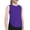 Dark Purple, variant on Girls Summer Sleeveless Vest Top For Everyday Wear Comfortable Casual Tee Shirt Outfit With Pants Age 5 14 Years Baseball Inner Shirt